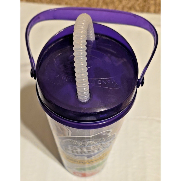 Kennywood Reusable 2023 Souvenir Cup With Straw Log Jammer Pippin Steel Whirley - Picture 2 of 10